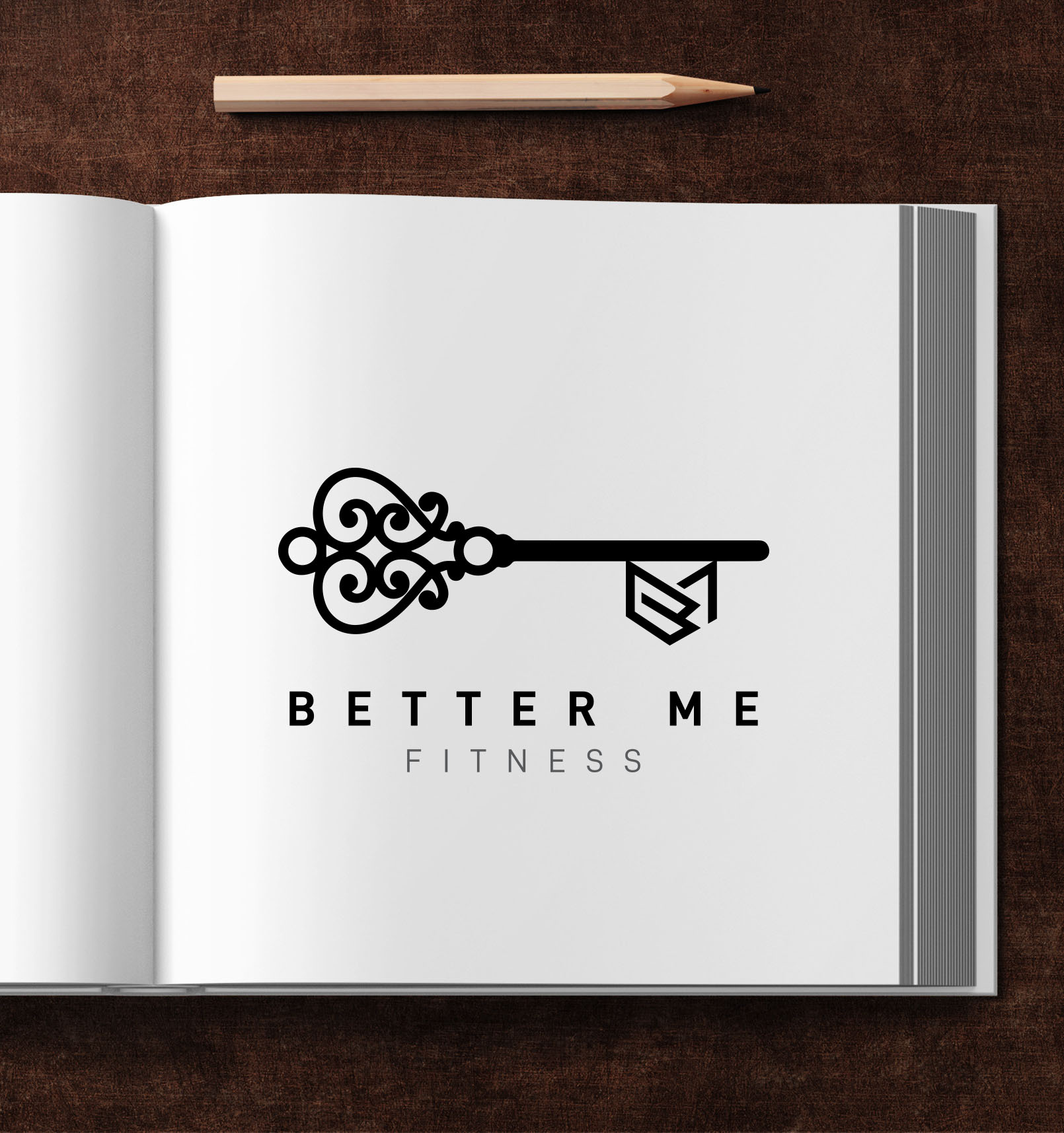 Brand identity concept labeled OP-2 featuring bold typography and geometric layout
