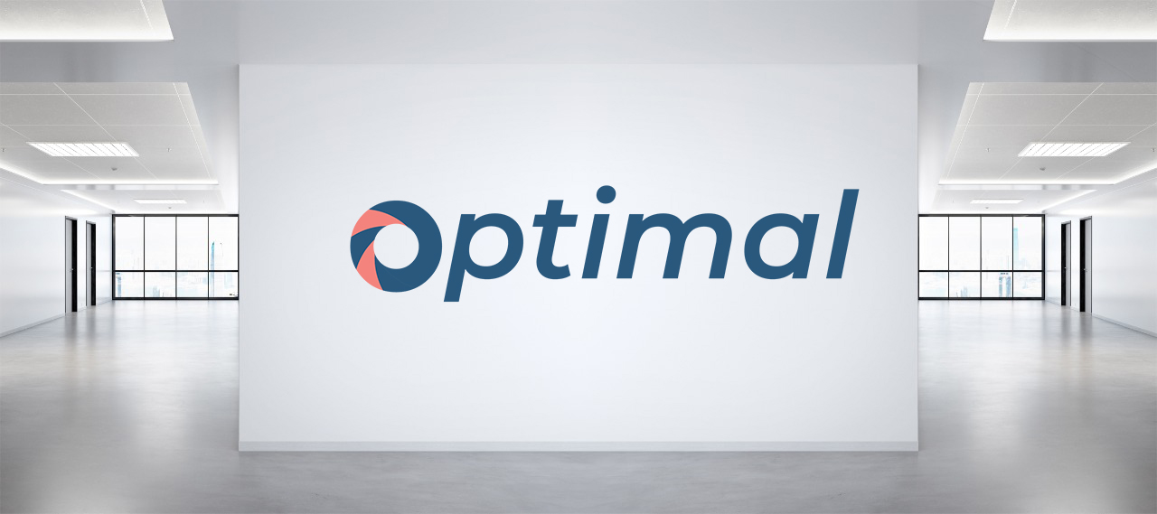 Minimalist logo design with soft pastel background showcasing elegant typography and brand initials.