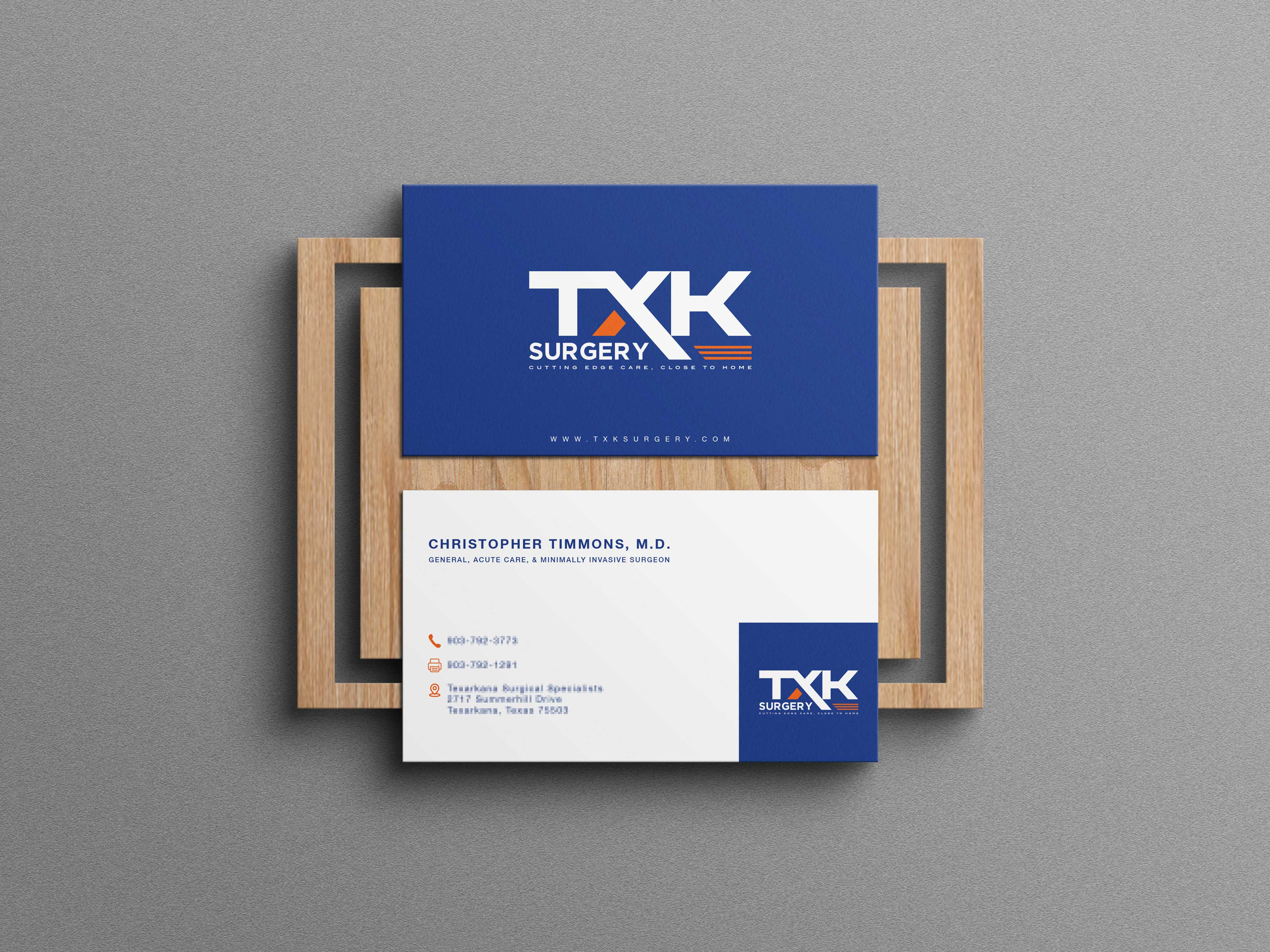 TXK Surgery Business Card
