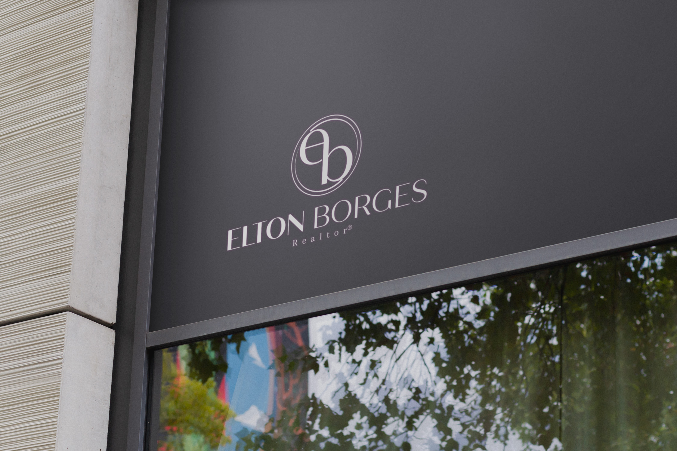 Elton Borges Logo on Storefront