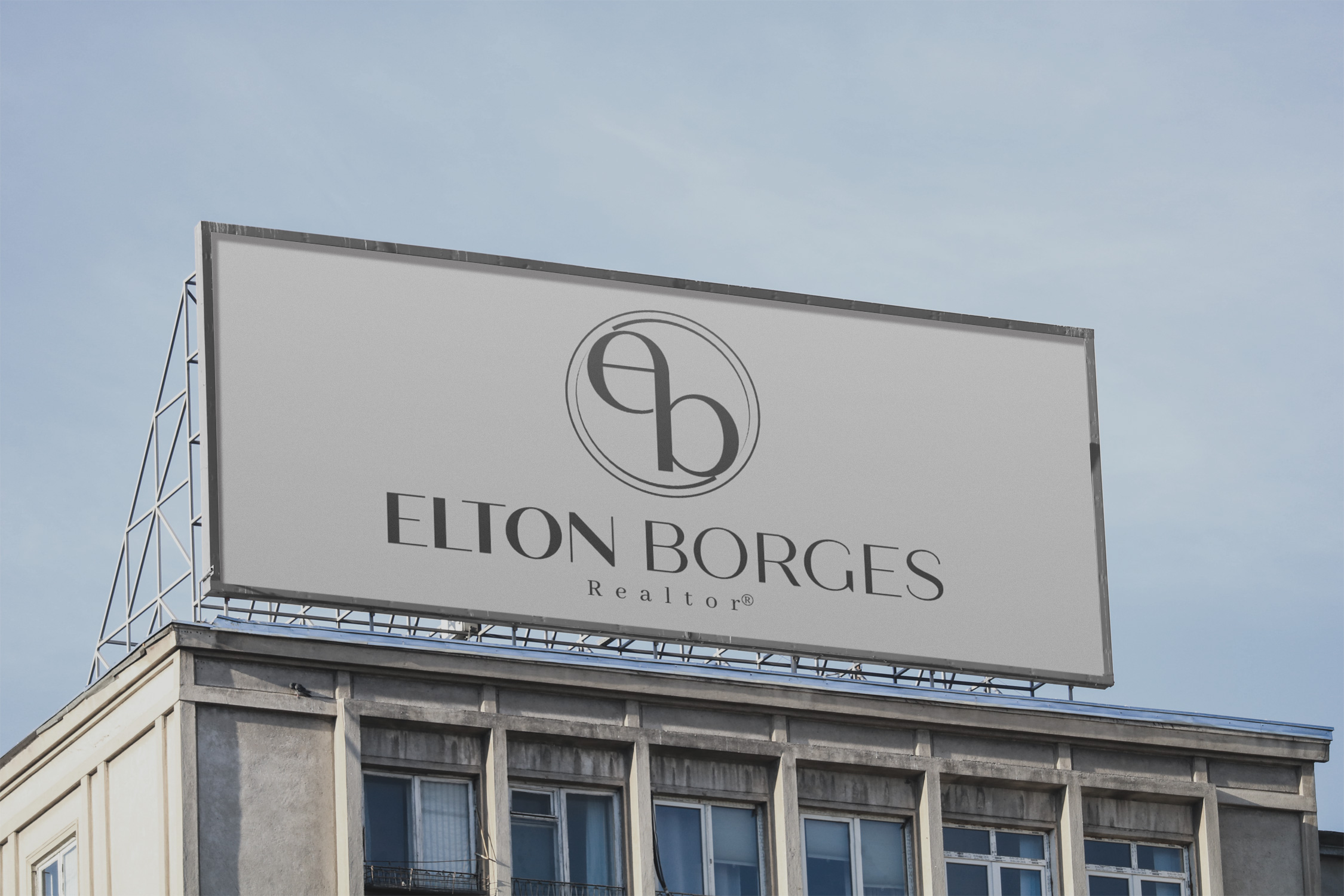 Elton Borges Logo on Billboard