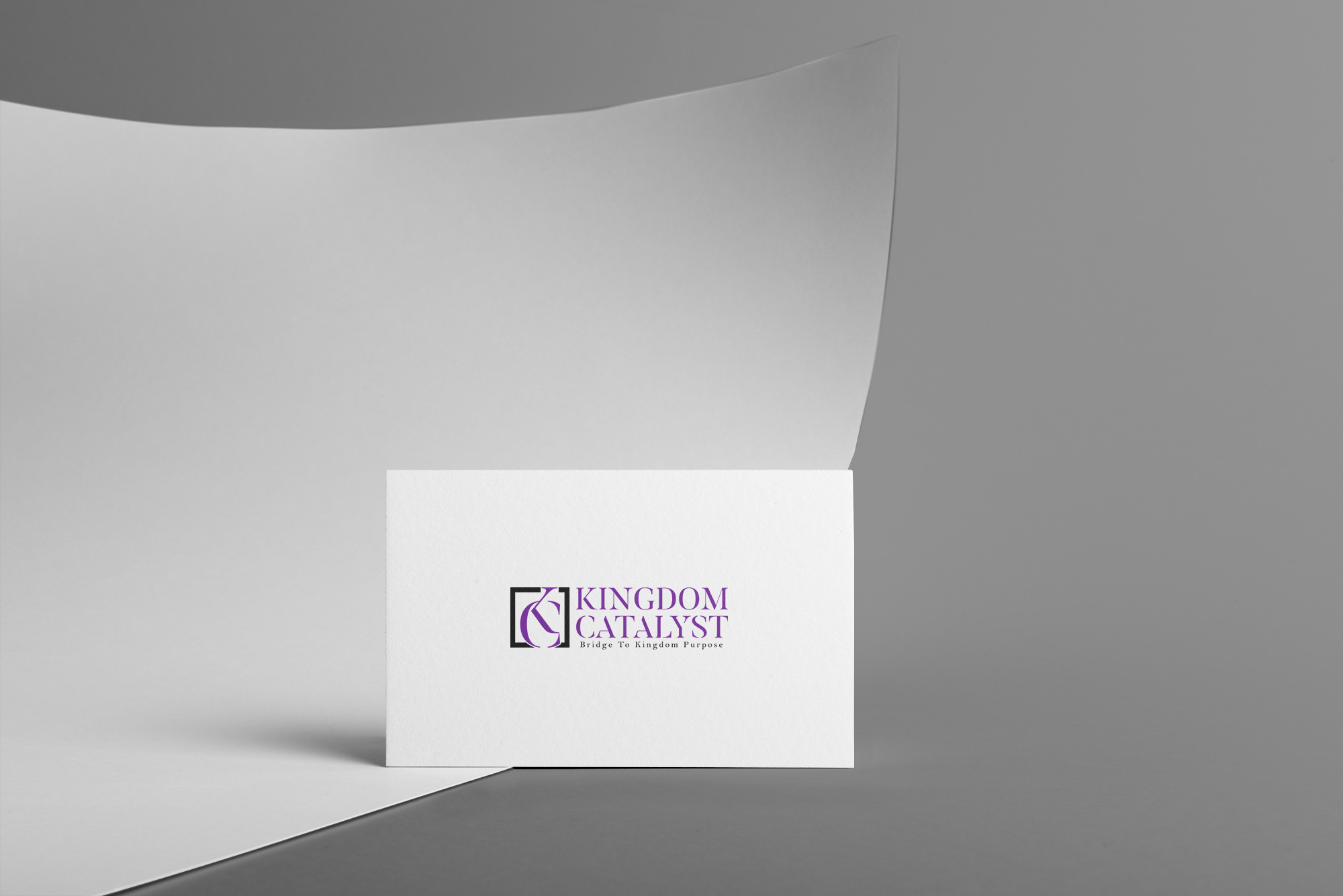 Kingdom Catalyst Logo on Grey Background