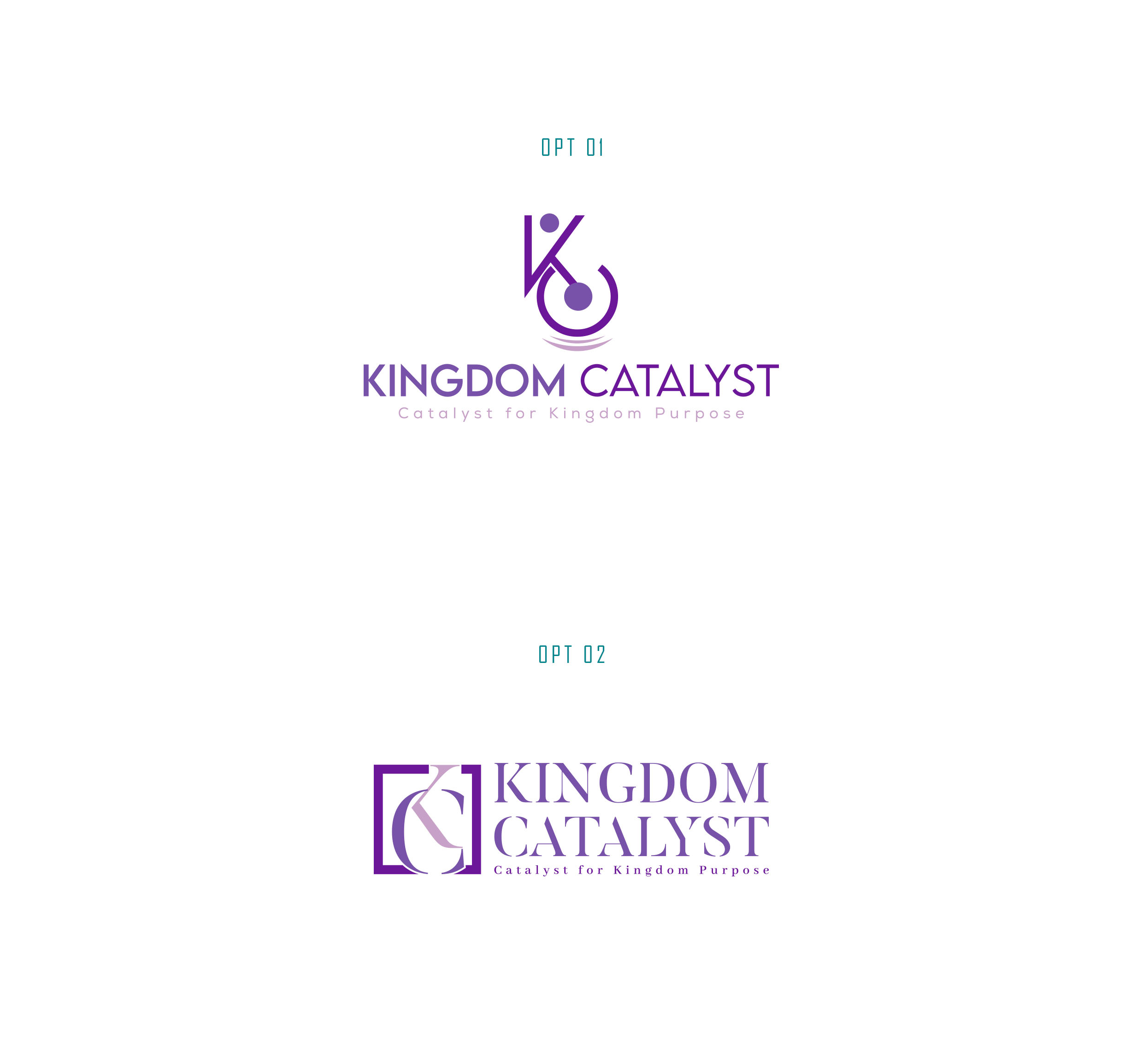 Kingdom Catalyst Initial Logo Sheet