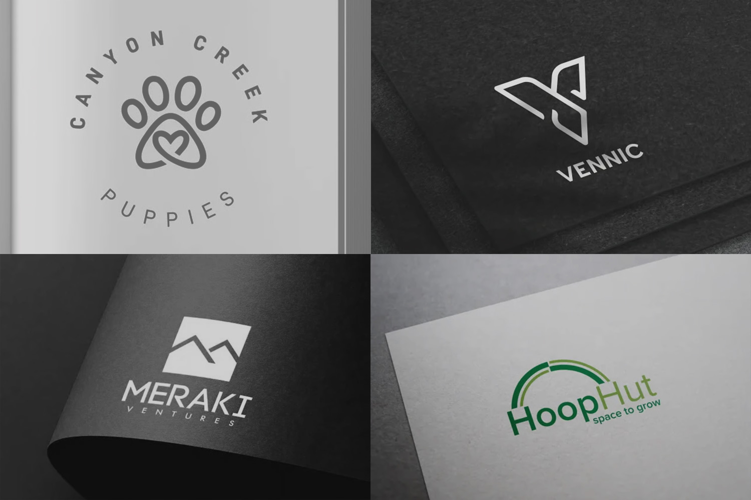 Client's preferred logos from agency's portfolio