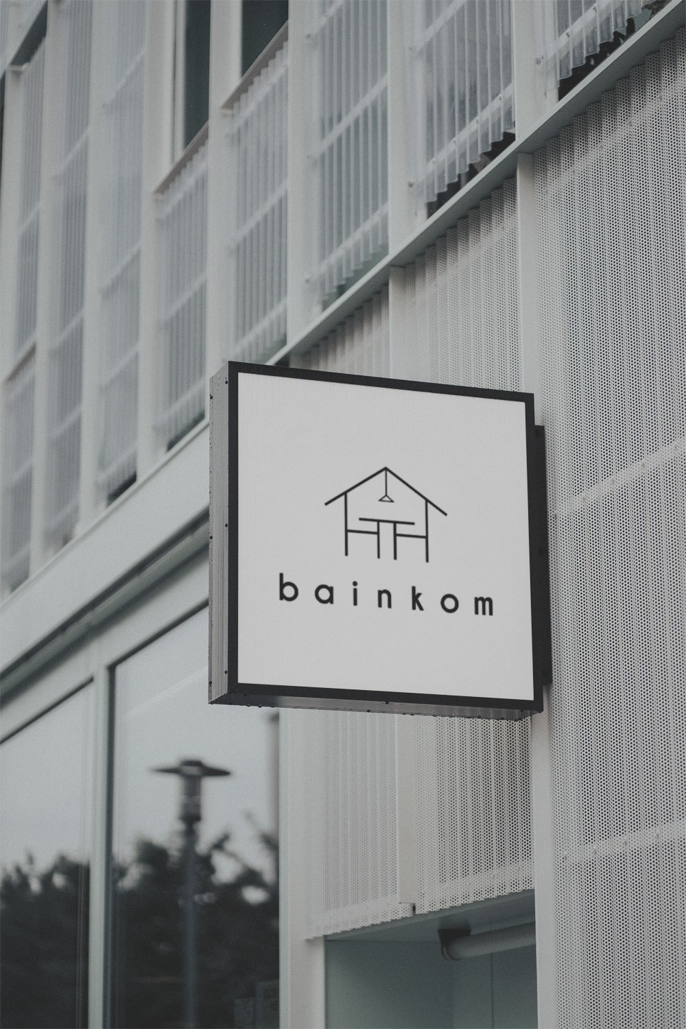 Square Sign Mockup
