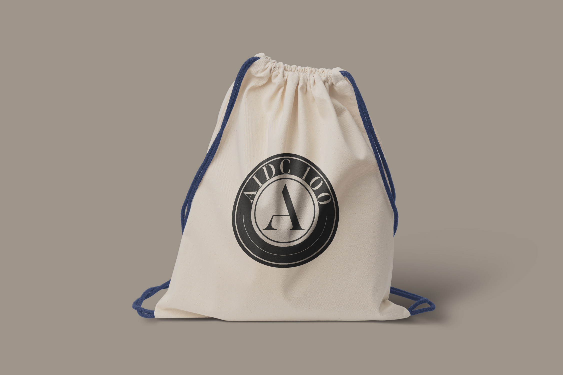 AIDC 100 logo on backpack mockup