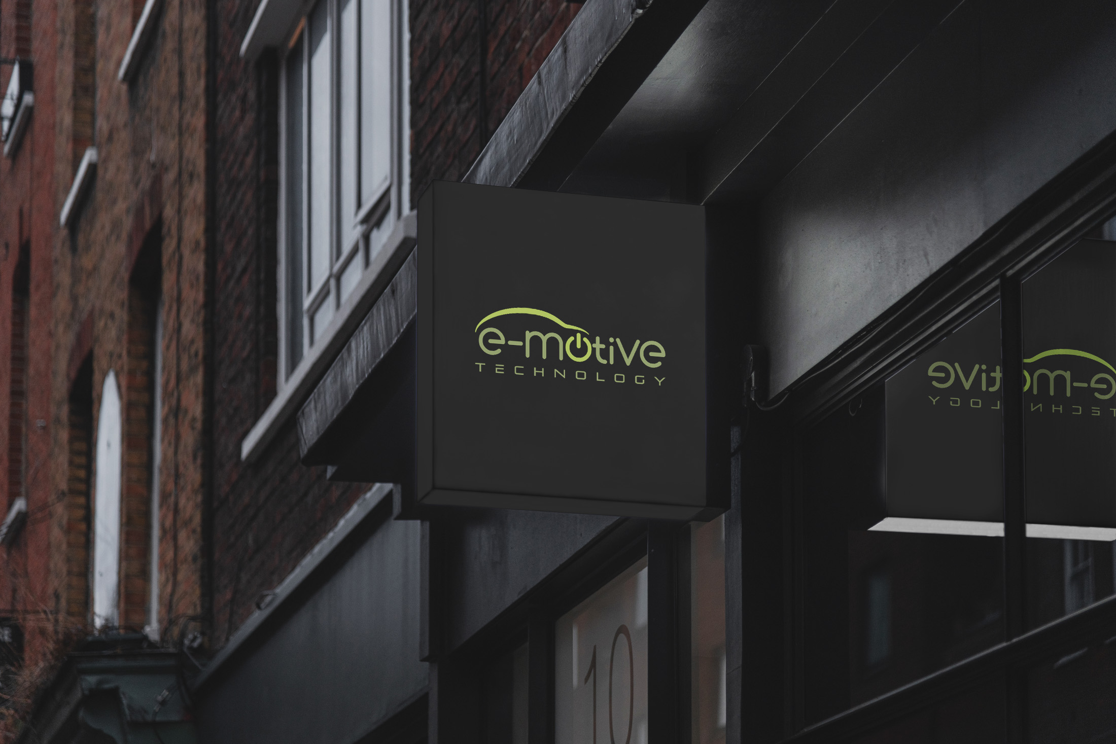 Signage Mockup for e-Motive