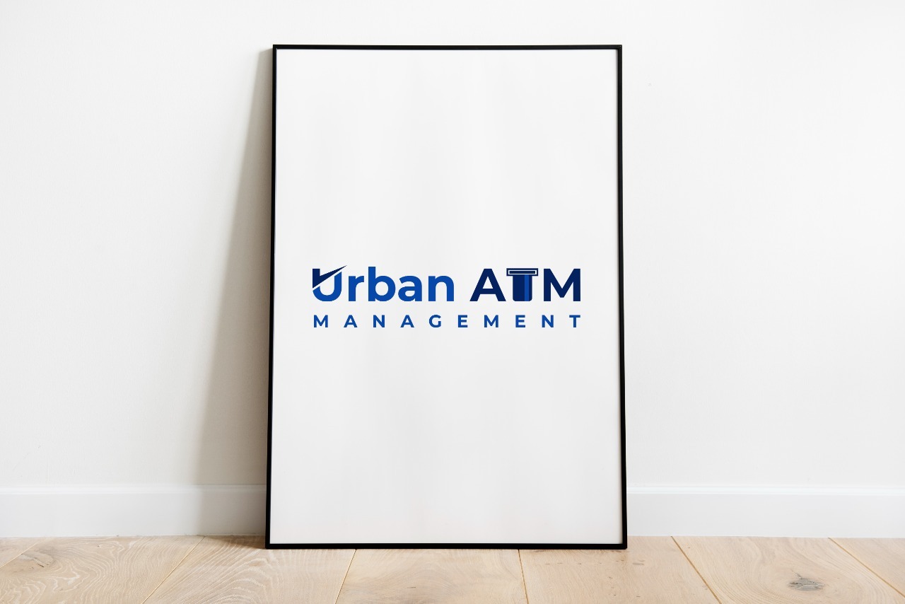 Urban ATM Management Logo Mockup 2
