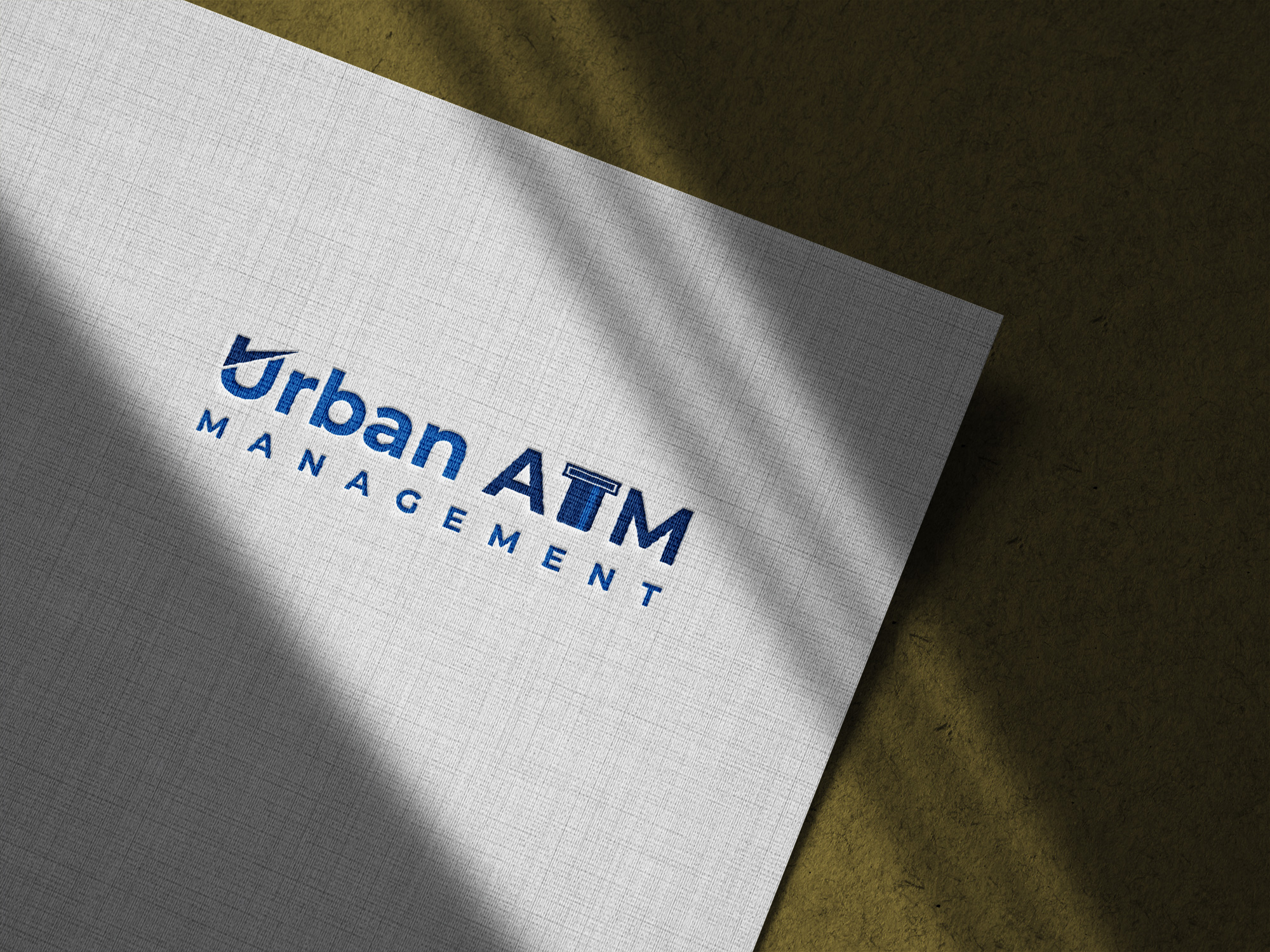 Urban ATM Logo Mockup