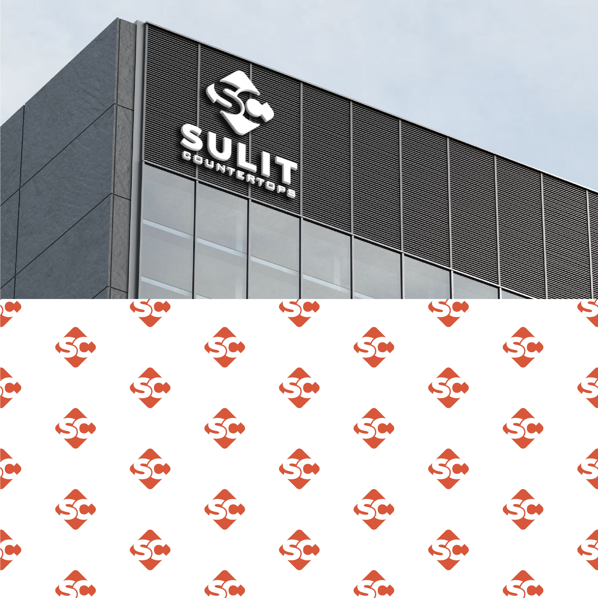 Sulit Countertops branding presentation with product visuals