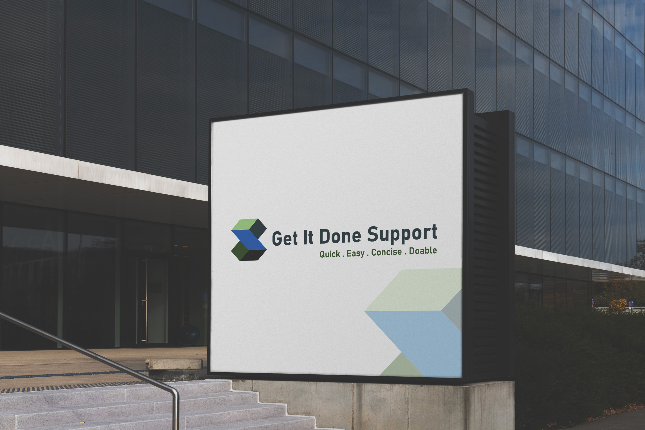 Final Logo on Billboard Mockup