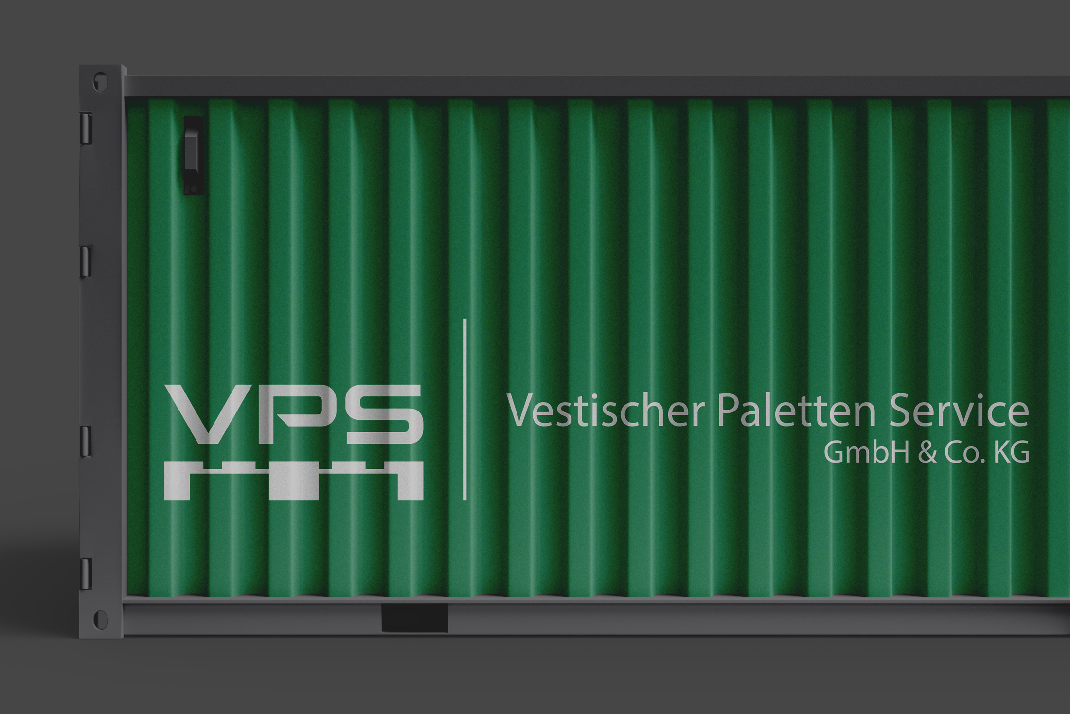 VPS Logo on Container