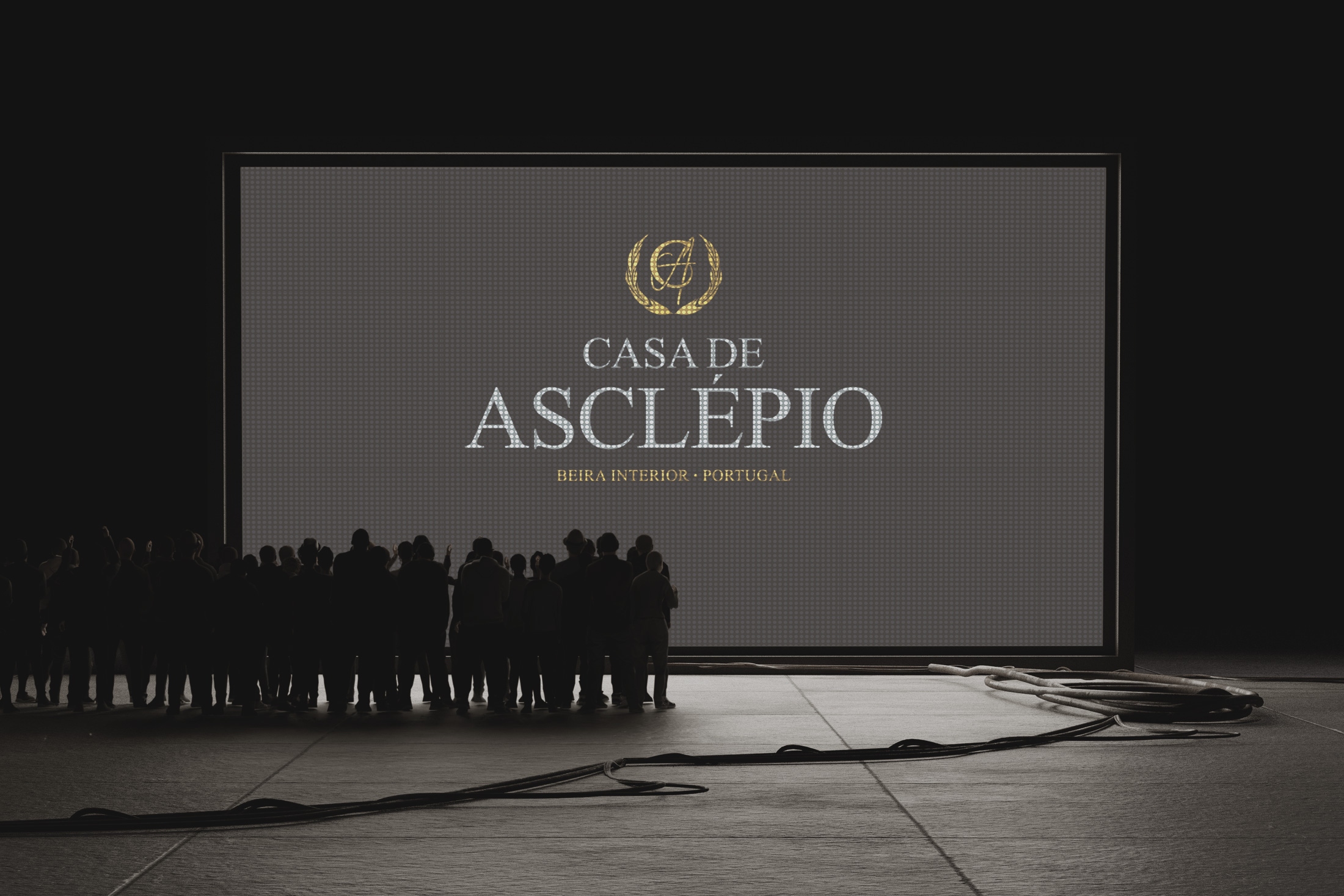 Casa de Asclépio Logo Application SMD