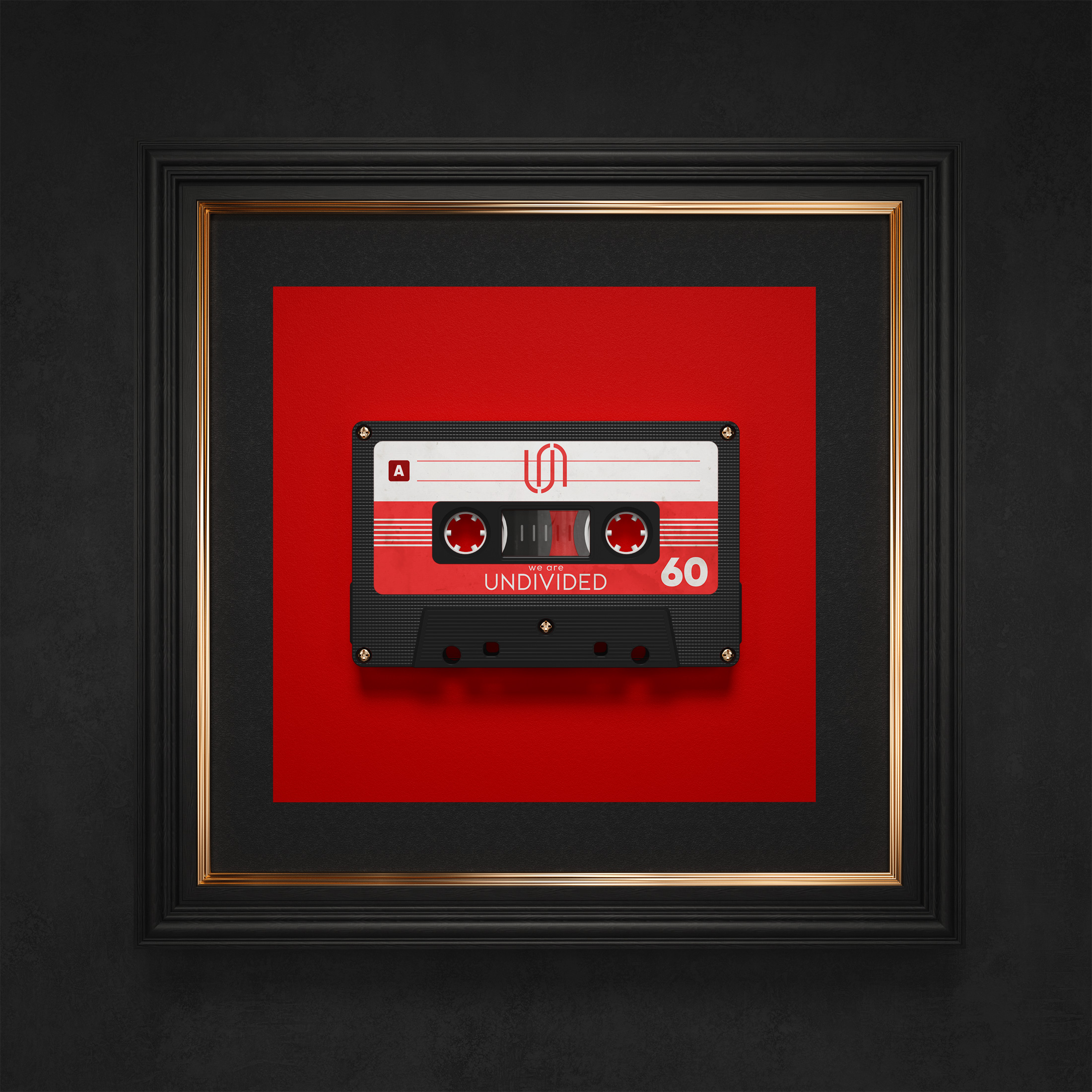 Undivided logo on cassette