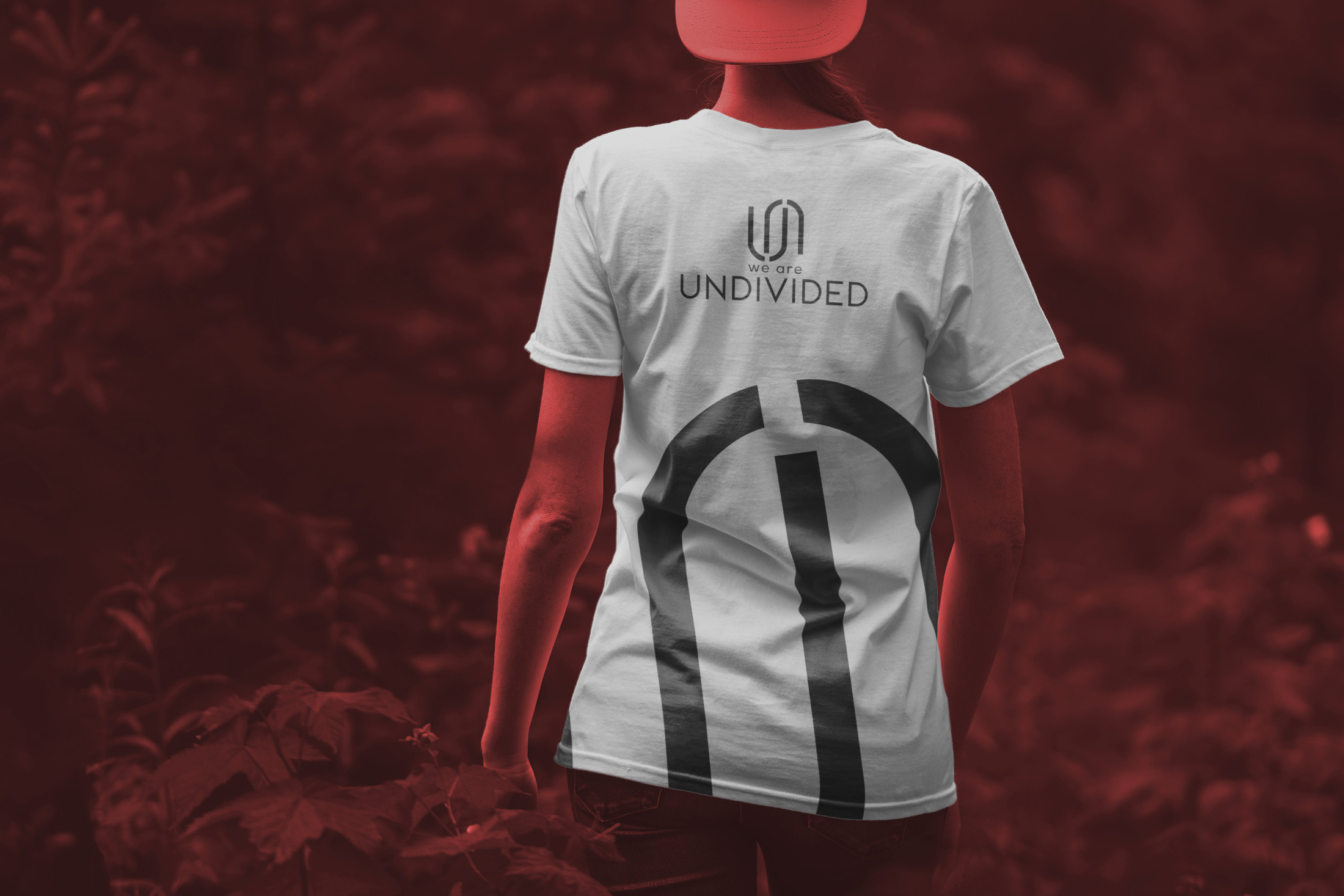 Undivided logo on t-shirt