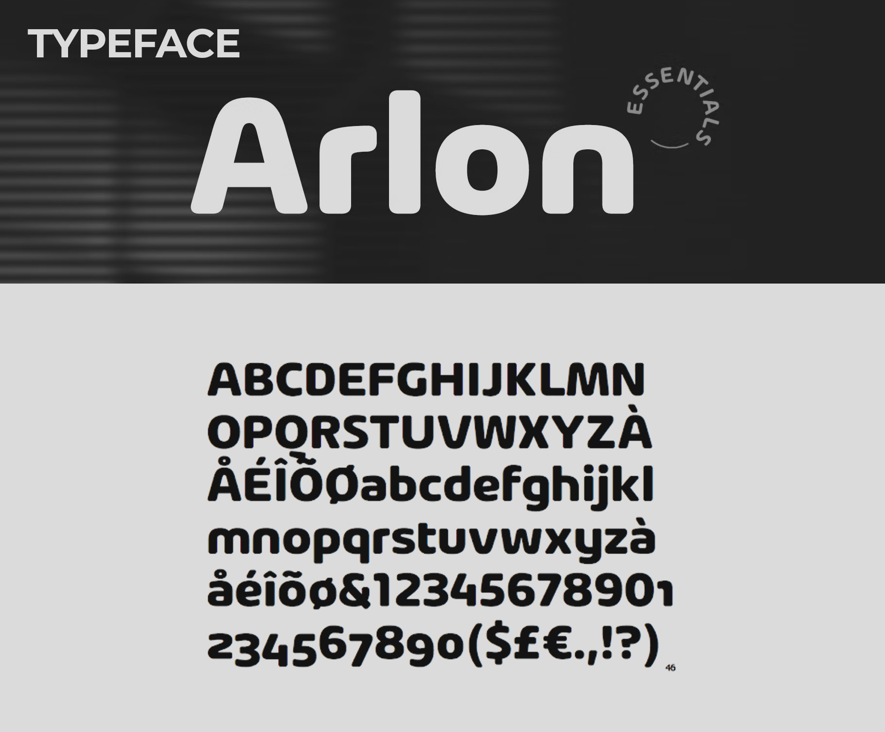 Arlon Bold Typeface