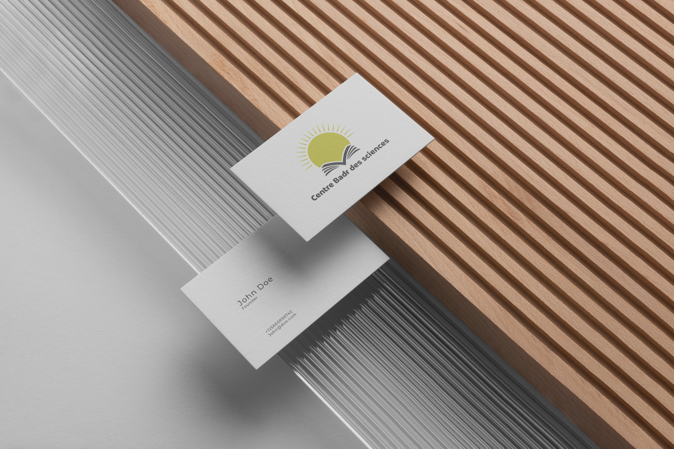 Final Logo on Business Card