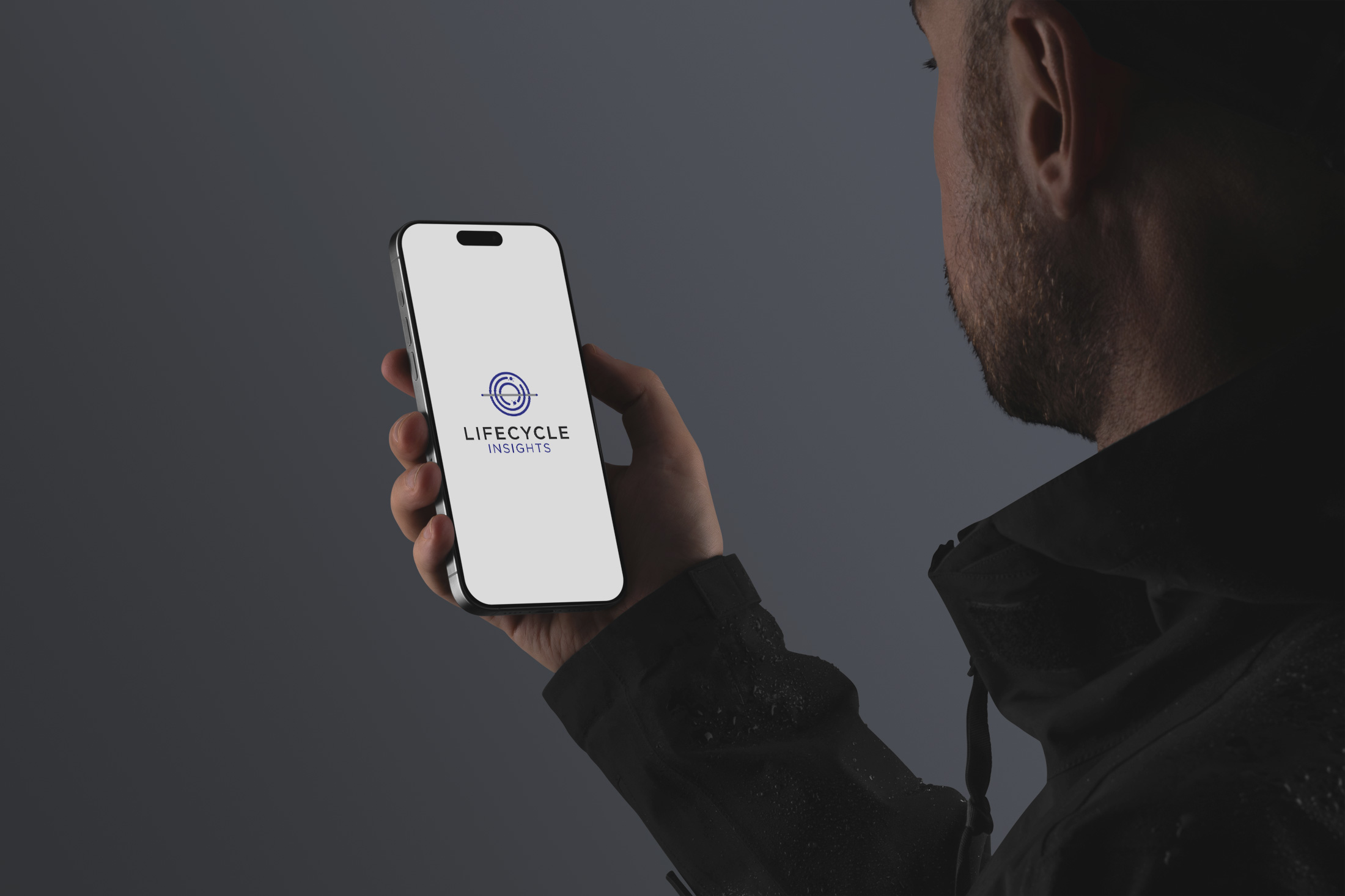 Lifecycle Insights Logo Mobile Mockup
