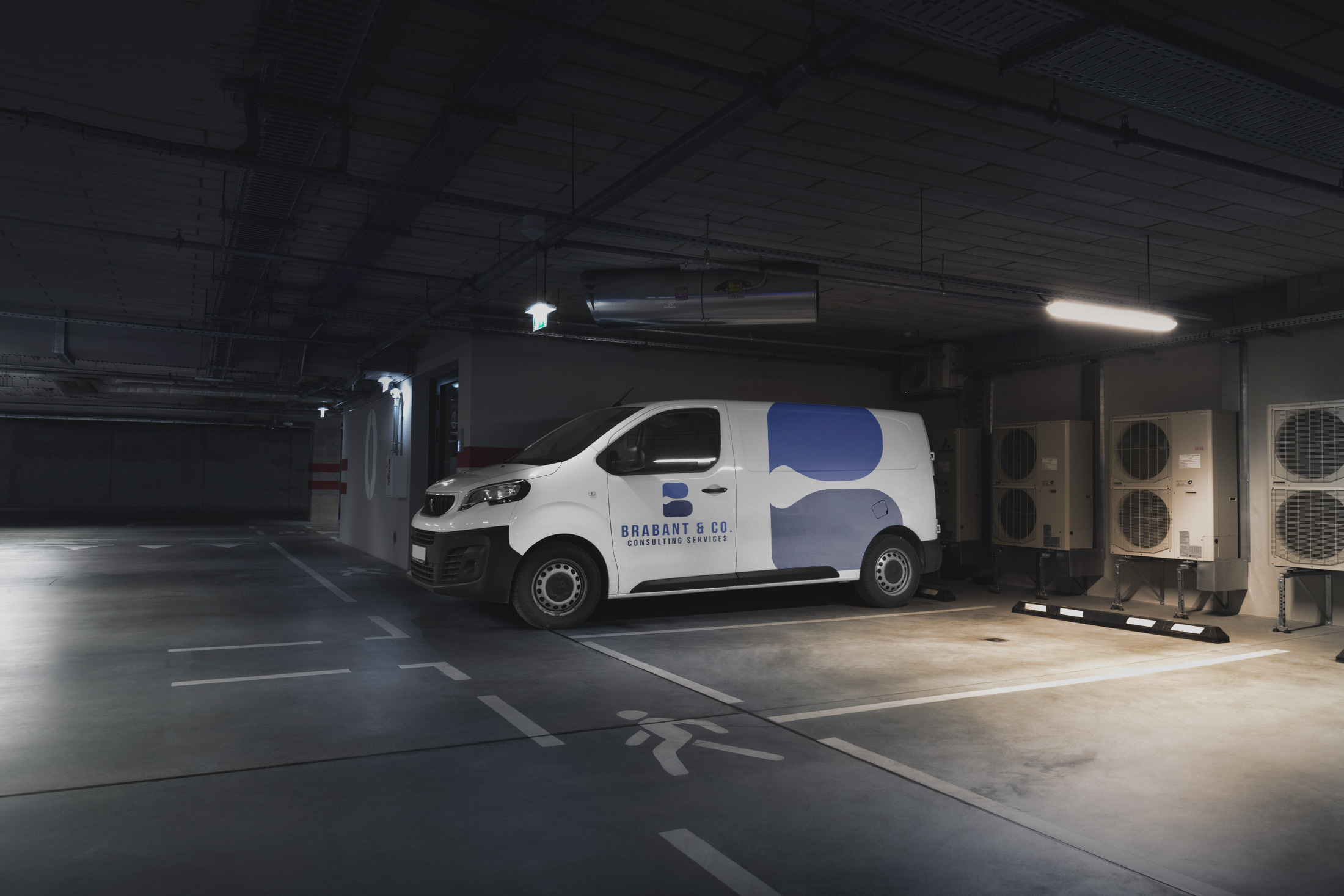 Final Deliveries Brabant Consulting Minimal Logo Van