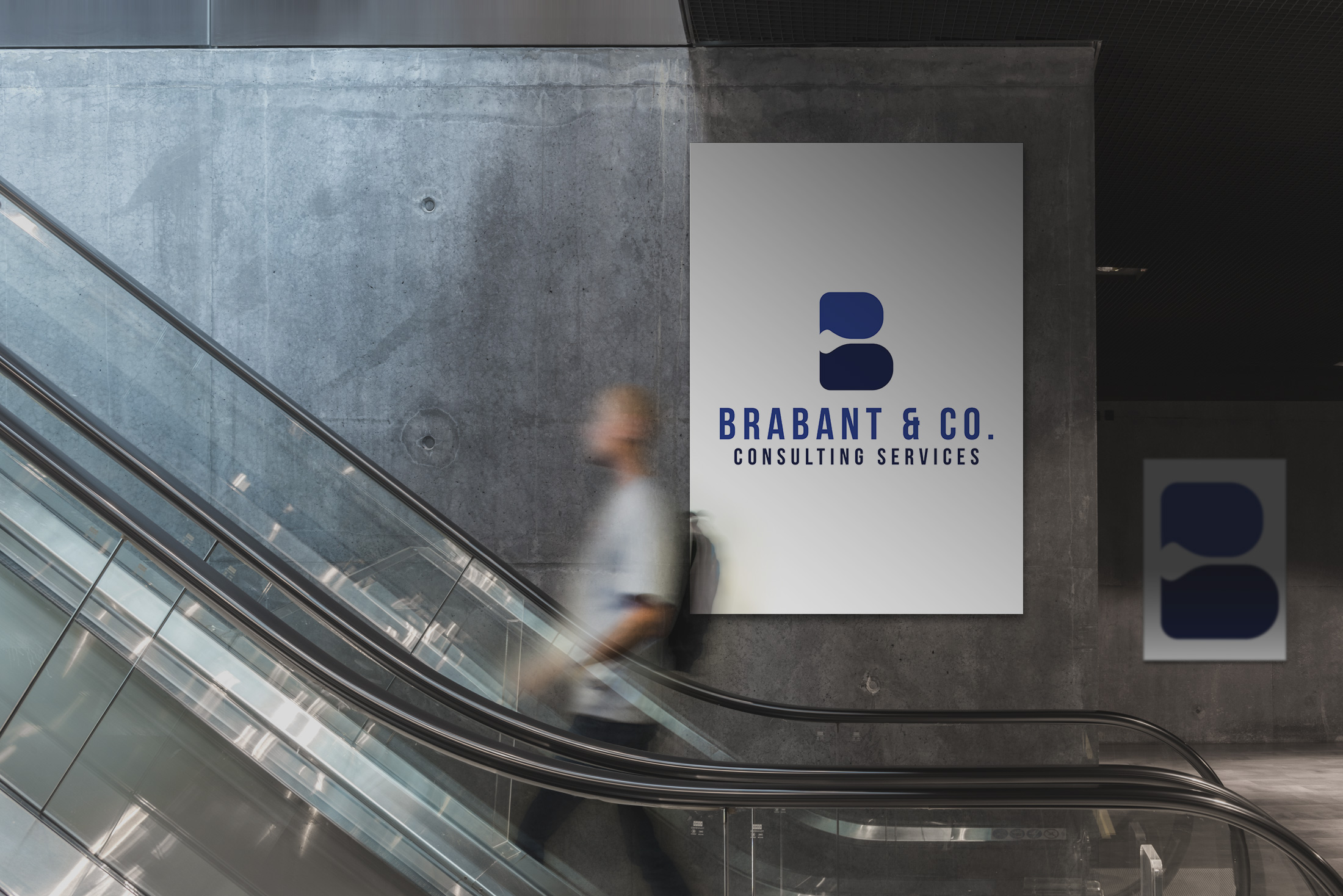 Final Deliveries Brabant Consulting Minimal Logo Escalator