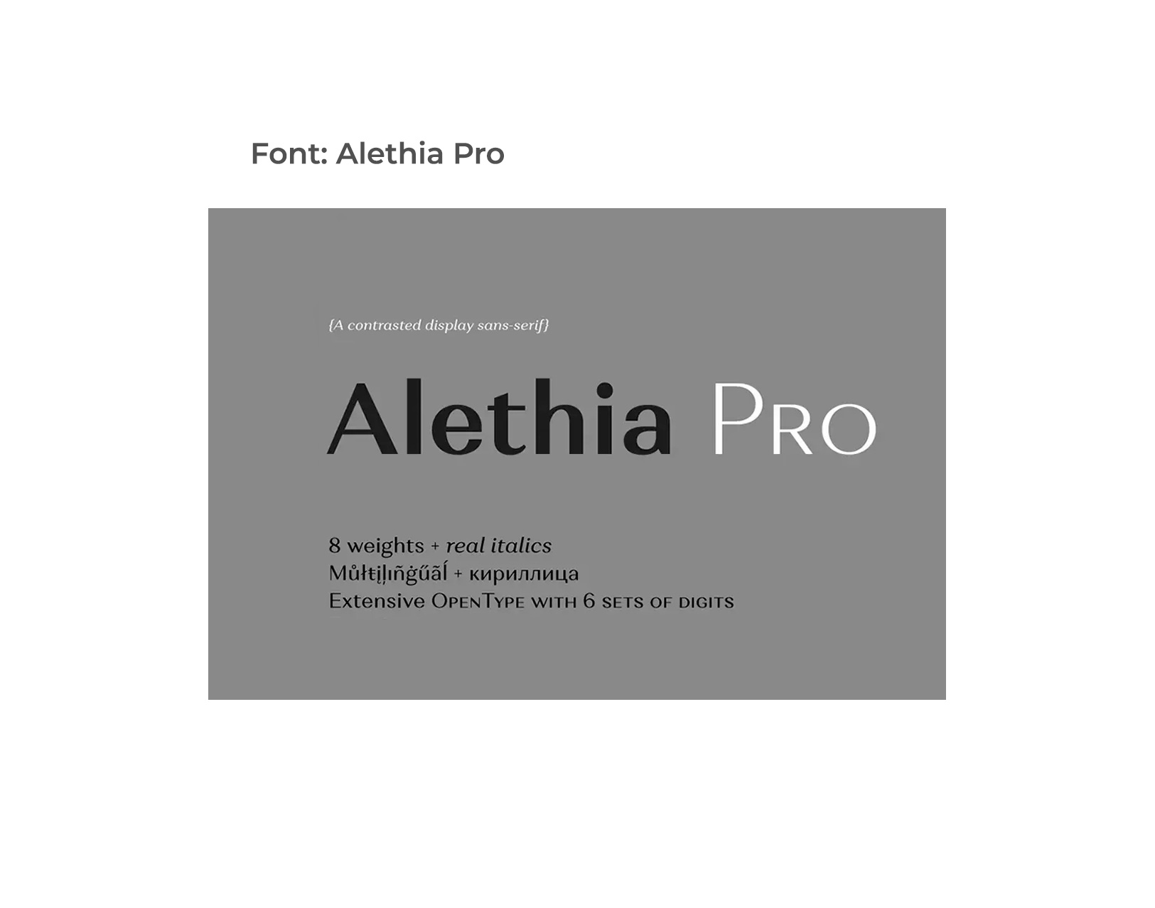 Alethia Pro font used in Hana Home Conciergerie logo