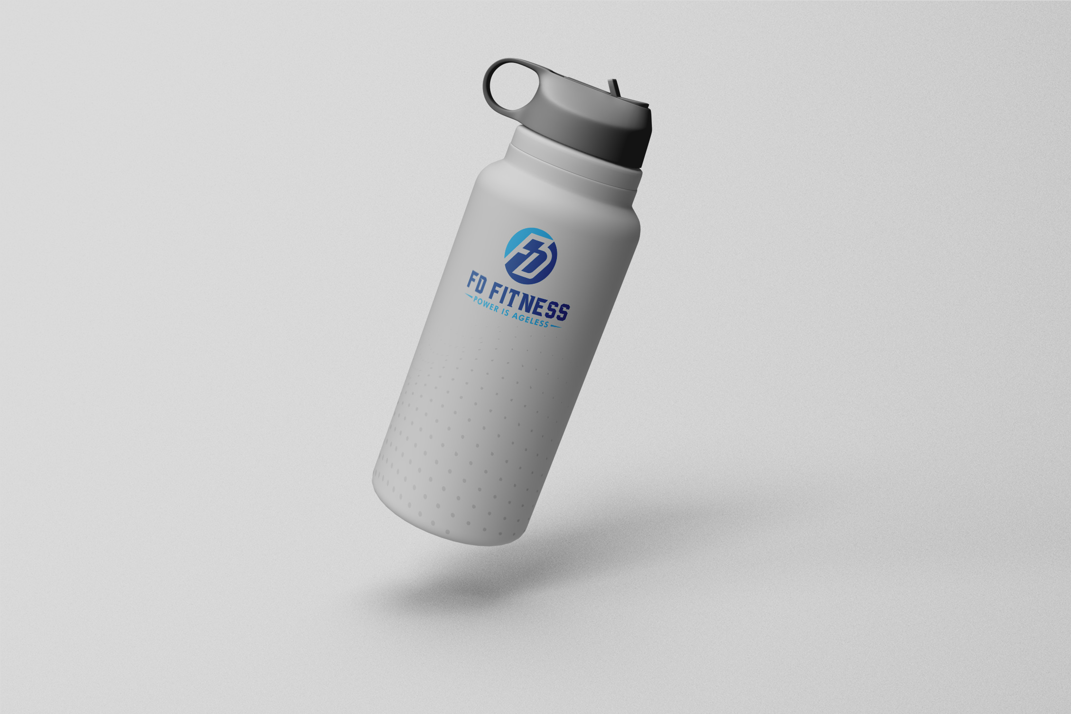 FD Fitness Logo on Bottle