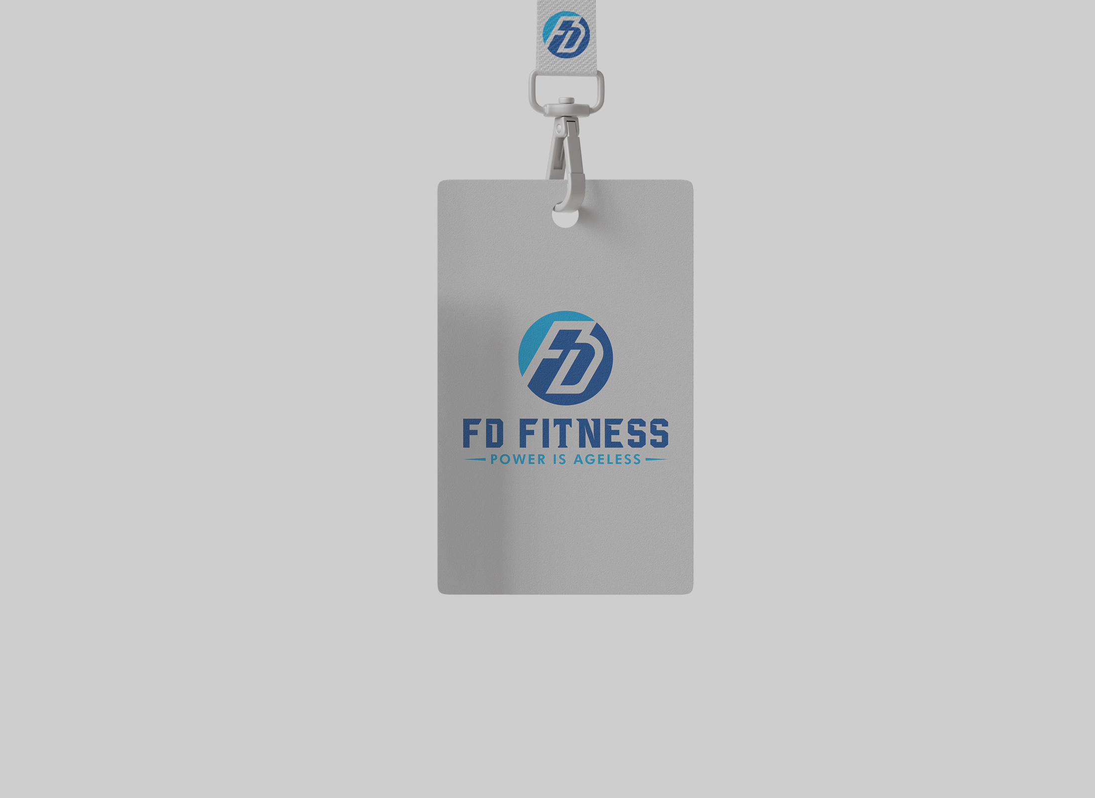 FD Fitness Logo on ID Card