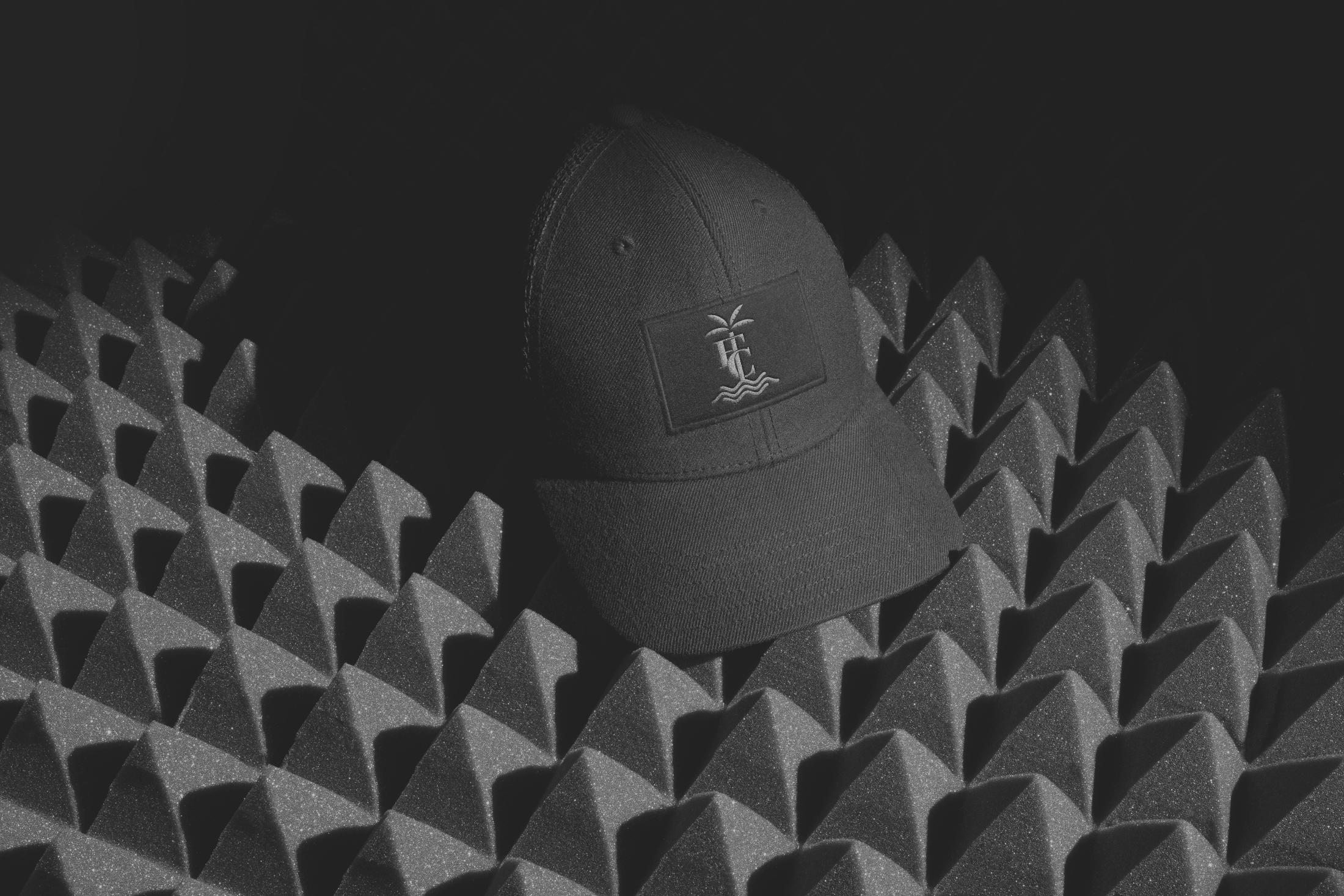 Logo on cap