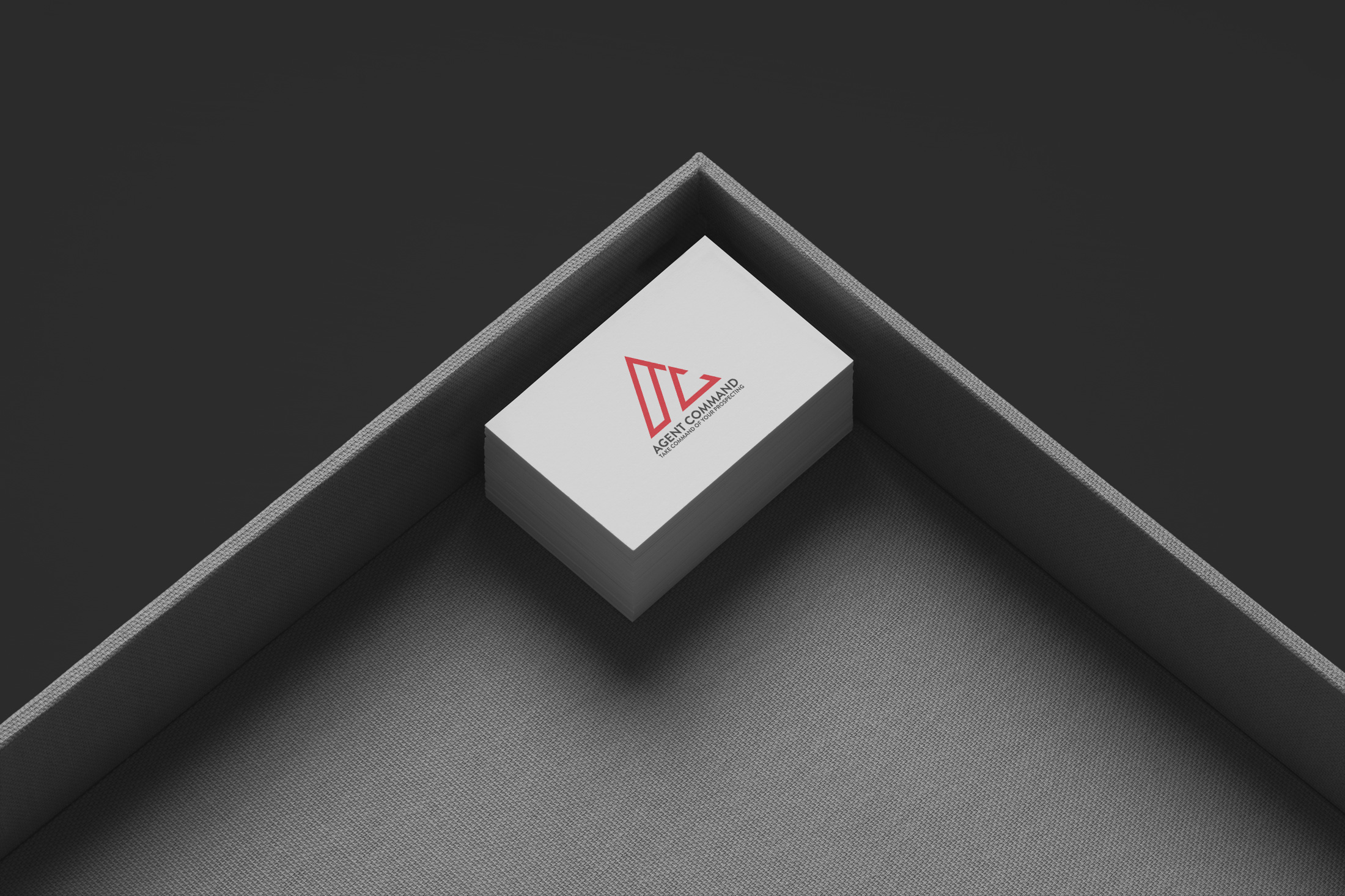 Agent Command Logo on Business Card